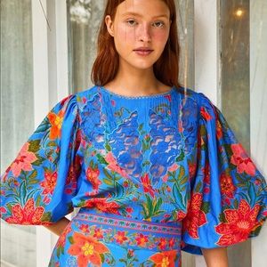 FARM Rio Tapestry Blouse